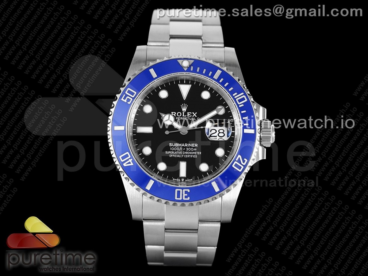 (NEW) VSF 롤렉스 신형서브마리너 블루인서트 블랙다이얼 스틸브레이슬릿 Submariner 41mm 126619 LB Blue Ceramic 904L Steel VSF 1:1 Best Edition A2824