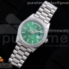 GMF 롤렉스 데이데이트40 그린다이얼 스틸브레이슬릿 Day Date 40 SS 904L Steel GMF 1:1 Best Edition Green Dial on SS Bracelet A2836
