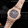 GRF 파텍필립 노틸러스 5711 로즈골드 브라운다이얼 스틸브레이슬릿 Nautilus 5711 RG GRF 1:1 Best Edition Brown Textured Dial on RG Bracelet 324CS