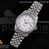 VRF 롤렉스 데이저스트41 화이트로만다이얼 스틸브레이슬릿 DateJust 41 126334 VRF 1:1 Best Edition 904L Steel White Dial Roman Markers on SS Jubilee Bracelet A3235