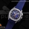 OMF 파텍필립 아쿠아넛5968 블루다이얼 블루러버스트랩 Aquanaut 5968 SS OMF Best Edition Blue Dial on Blue Rubber Strap A520