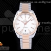 OXF 오메가 아쿠라테라 로즈골드콤비 화이트다이얼 스틸브레이슬릿 Aqua Terra 150M Master Chronometers OXF 1:1 Best Edition White Dial RG Bezel on SS/RG Bracelet Strap A8900