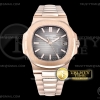 PPF V4 파텍필립 노틸러스점보 5711 로즈골드 브라운다이얼 스틸브레이슬릿 Nautilus 5711/1R PPF 1:1 Best Edition Brown Textured Dial on RG Bracelet 324CS (Free box)