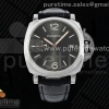 (NEW) VSF 파네라이 루미노르 듀에 PAM1250 42미리 그레이다이얼  블랙가죽스트랩  PAM1250 Luminor Due 42mm VSF Best Edition Gray Dial on Black Leather Strap P900