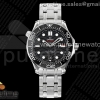 HRF 오메가 씨마스터 다이버300 블랙다이얼 스틸브레이슬릿 Seamaster Diver 300M HRF 1:1 Best Edition Black Ceramic Black Dial on SS Bracelet A8800