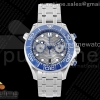 OMF 오메가 씨마스터 다이버300 크로노그래프 그레이다이얼 스틸브레이슬릿 Seamaster 300M Chrono SS OMF 1:1 Best Edition Gray Dial on SS Bracelet A9900