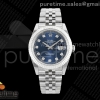 QF 롤렉스 데이저스트41 블루텐포인트다이얼 스틸브레이슬릿 149g DateJust 41 126334 QF 1:1 Best Edition 904L Steel Blue Diamonds Dial on Jubilee Bracelet QF3235 (149g)