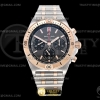 GF 브라이틀링 크로노맷 B01 로즈골드콤비 그레이다이얼 스틸브레이슬릿 BSW0459C - Chronomat B01 RG/SS Grey/Stk GF Asia 7750