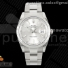 CLEANF 클린공장 롤렉스 데이저스트41 실버다이얼 오이스터브레이슬릿 DateJust 41 126334 Clean 1:1 Best Edition 904L Steel Silver Stick Dial on Oyster Bracelet VR3235