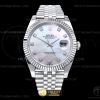 CLEANF 클린공장 롤렉스 데이저스트41 화이트자개텐포인트다이얼 스틸브레이슬릿 DJ2 41mm Jub Flt 904L SS/SS M-Wht/Dia Clean VR3235