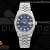 CLEANF 클린공장 롤렉스 데이저스트36 블루텍스쳐 10P다이얼 쥬빌레브레이슬릿 DateJust 36 126234 Clean 1:1 Best Edition 904L Steel Blue Textured Diamonds Dial on Jubilee Bracelet VR3235