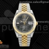 CLEANF 클린공장 롤렉스 데이저스트41 옐로우골드콤비 그레이로만다이얼 쥬빌레브레이슬릿 윔블던 DateJust 41 126333 Clean 1:1 Best Edition 904L Steel Gray Dial Green Roman Marker on SS/YG Oyster Bracelet VR3235