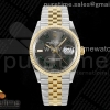 CLEANF 클린공장 롤렉스 데이저스트36 옐로우골드콤비 그레이로만다이얼 쥬빌레브레이슬릿 윔블던 DateJust 36 126233 Clean 1:1 Best Edition 904L Steel Gray Dial Green Roman Marker on SS/YG Jubilee Bracelet VR3235
