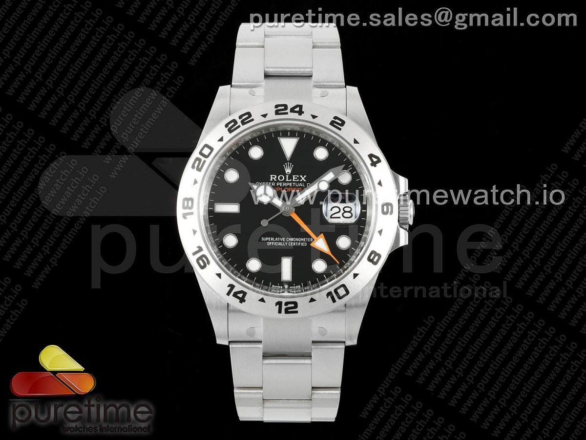 CLEANF 클린공장 롤렉스 익스플로러2 42미리 블랙다이얼 스틸브레이슬릿 Explorer II 42mm 226570 904L SS Clean 1:1 Best Edition Black Dial on Bracelet DD3285 CHS