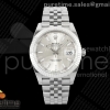 CleanPlus 클린플러스 롤렉스 데이저스트41 프리스프렁 실버다이얼 쥬빌레브레이슬릿 133g  DateJust 41 126334 Clean Plus 1:1 Best Edition Silver Stick Dial on Jubilee Bracelet JH3235 (Free Sprung)