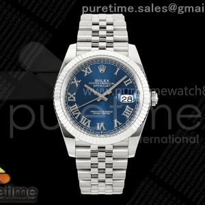 CleanPlus 클린플러스 롤렉스 데이저스트41 프리스프렁 블루로만다이얼 쥬빌레브레이슬릿 133g DateJust 41 126334 Clean Plus 1:1 Best Edition Blue Roman Dial on Jubilee Bracelet JH3235 (Free Sprung)3235 (Free Sprung) Sprung)