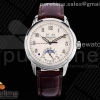GSF 파텍필립 그랜드 컴플리케이션 5320 화이트다이얼 브라운가죽스트랩 Grand Complications 5320G GSF Best Edition White Dial on Brown Leather Strap A324
