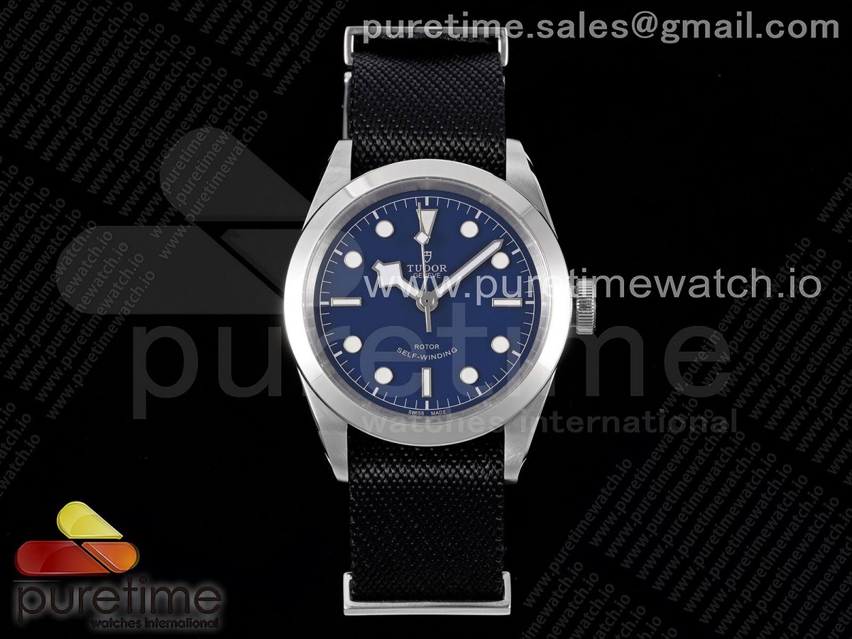 LF 튜더 블랙베이41 블루다이얼 블랙나일론스트랩 Black Bay 41 SS LF 1:1 Best Edition Blue Dial on Black Nylon Strap A2824