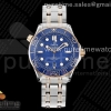 ORF 오메가 씨마스터 다이버300 로즈골드콤비 블루다이얼 스틸브레이슬릿 Seamaster Diver 300M SS/RG ORF 1:1 Best Edition Blue Ceramic Blue Dial on SS Bracelet A8800