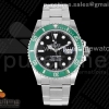 CLEANF 클린공장 롤렉스 신형 서브마리너 그린인서트 블랙다이얼 스틸브레이슬릿 스벅 Submariner 41mm 126610 LV Kermit 904L Steel Clean 1:1 Best Edition VR3235
