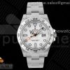 GMF V4 롤렉스 익스플로러2 화이트다이얼 스틸브레이슬릿 Explorer II 42mm 216570 Black 904L SS JDF 1:1 Best Edition White Dial on Bracelet VR3285 CHS V4