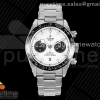 TWF 튜더 블랙베이 크로노 화이트다이얼 스틸브레이슬릿 Black Bay Chrono SS TWS 1:1 Best Edition White Dial on SS Bracelet A7750