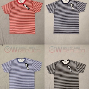 탑스토니 스톤아일랜드 마리나 스트라이프 라운드 티셔츠 19SS 233X9