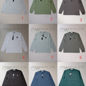 탑스토니 스톤아일랜드 롱 머서라이즈 코튼 티셔츠 (9컬러) 24SS 23SS 22713 LONG MERCERISED COTTON T-SHIRT