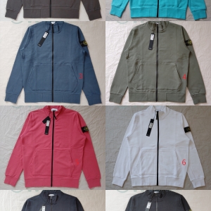 탑스토니 스톤아일랜드 풀 집업 면스웨터 (8컬러) 24SS 23SS 64351 FULL ZIP SWEATSHIRT