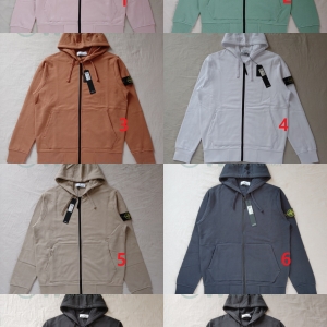 탑스토니 스톤아일랜드 집업 후드 스웻셔츠 (8컬러) 24SS 23SS 64251 ZIP HOODED SWEATSHIRT