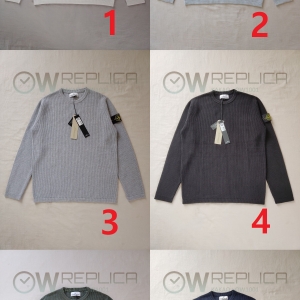 탑스토니 스톤아일랜드 골지 소프트코튼 니트 (6컬러) 24SS 514D8 RIBBED SOFT COTTON KNITWEAR