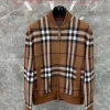 대리석집 버버리 클래식체크 100%캐시미어 집업 자켓