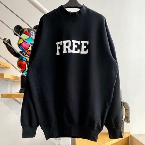 계단집 발렌시아가 블랙 빈티지 맨투맨 프리로고