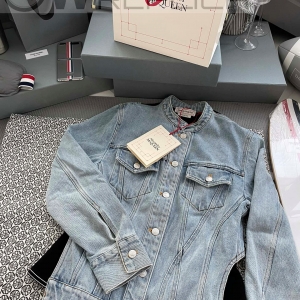 터보 알렉산더맥퀸 여성용 데님자켓