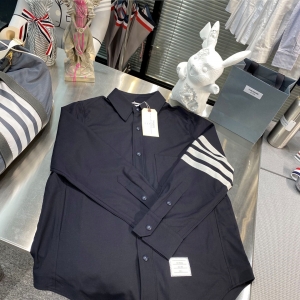 터보 톰브라운 완장사선 울 셔츠자켓 (2컬러)