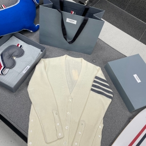 터보 톰브라운 완장사선 아이보리 울 가디검ㄴ