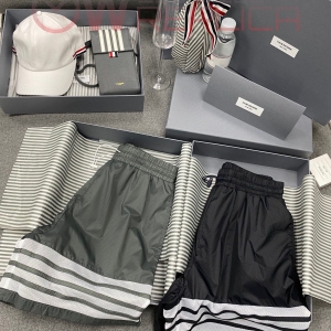 터보 톰브라운 사선 스윔 팬츠