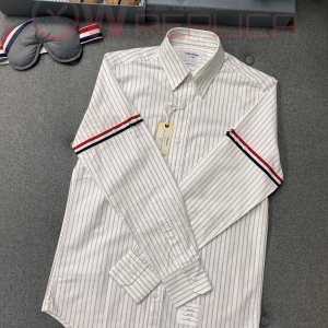 터보 톰브라운 끈삼선 스트라이프 셔츠