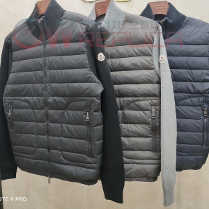 탑몽클 몽클레어 울 가디건 집업 패딩 (3컬러)