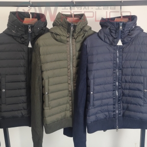 탑몽클 몽클레어 후드 울 가디건 집업 패딩