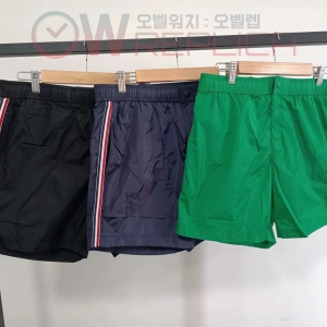 탑몽클 몽클레어 옆라인 삼선 스트라이프 스윔 반바지 (3컬러)