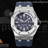BF 오데마피게 로얄오크 오프쇼어 다이버 15720 블루다이얼 블루러버스트랩 Royal Oak Offshore Diver 15720 BF Best Edition Blue Dial on Blue Rubber Strap A4308