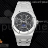 APSF 오데마피게 로얄오크 퍼페츄얼캘린더 블랙다이얼 스틸브레이슬릿  Royal Oak 41mm Complicated 26574 SS APSF1:1 Best Edition Black Dial on SS Bracelet A5134