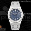 APSF V2 오데마피게 로얄오크 15400 블루다이얼 스틸브레이슬릿 Royal Oak 41mm 15400 SS APSF 1:1 Best Edition Blue Textured Dial on SS Bracelet A3120 Super Clone V2