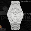APSF V2 오데마피게 로얄오크 15400 화이트다이얼 스틸브레이슬릿 Royal Oak 41mm 15400 SS APSF 1:1 Best Edition White Textured Dial on SS Bracelet A3120 Super Clone