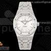 APSF 오데마피게 로얄오크 37미리 15450 화이트텍스쳐다이얼 스틸브레이슬릿 Royal Oak 37mm 15450 SS APSF 1:1 Best Edition White Textured Dial on SS Bracelet SA3120 Super Clone