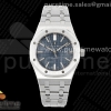 APSF 오데마피게 로얄오크 37미리 15450 블루텍스쳐다이얼 스틸브레이슬릿 Royal Oak 37mm 15450 SS APSF 1:1 Best Edition Blue Textured Dial on SS Bracelet SA3120 Super Clone
