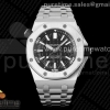 APSF 오데마피게 로얄오크 오프쇼어 다이버 15703 블랙다이얼 스틸브레이슬릿 Royal Oak Offshore Diver 15703 APSF 1:1 Best Edition Black Dial on SS Bracelet SA3120 Super Clone