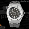APSF 오데마피게 로얄오크 오프쇼어 다이버 15720 그레이다이얼 그레이러버스트랩 Royal Oak Offshore Diver 15720 SS APSF 1:1 Best Edition Gray Dial on Gray Rubber Strap A4308 Super Clone