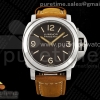 HWF 파네라이 루미노르 44미리 PAM390 블라운다이얼 브라운가죽스트랩 PAM390 N HWF 1:1 Best Edition Brown Dial on Brown Leather Strap A6497